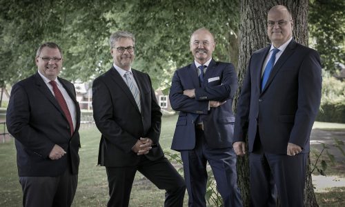 Vorstand v.l.n.r.: Thomas Singer, Ingo Asalla, Dieter Velte, Michael Timm (Vorsitzender)