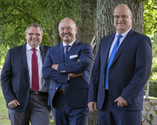 Vorstand v.l.n.r.: Thomas Singer, Dieter Velte, Michael Timm (Vorsitzender)